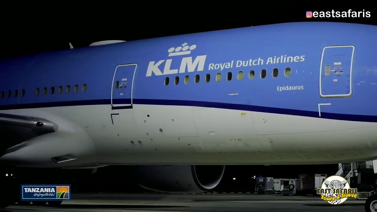 First KLM flight😍 - Tanzania is Open and Ready to serve you