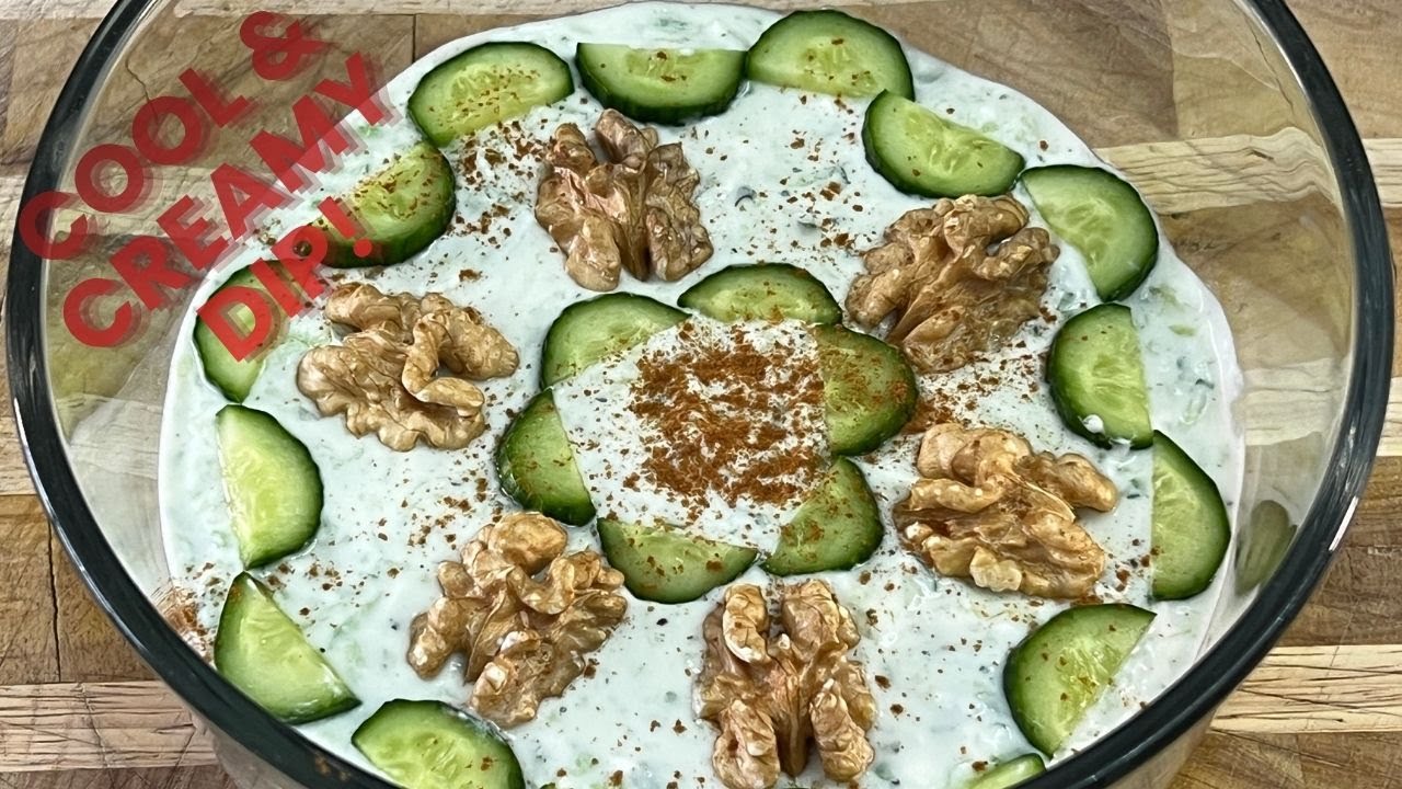 Creamy Cucumber Yogurt Dip | Easy & Delicious!