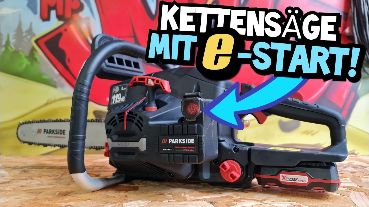 MOTORSÄGE mit E-START für 149€ ! | LIDL Kettensäge im TEST! | Parkside PPBKS 56 A1 | Mr. Moto