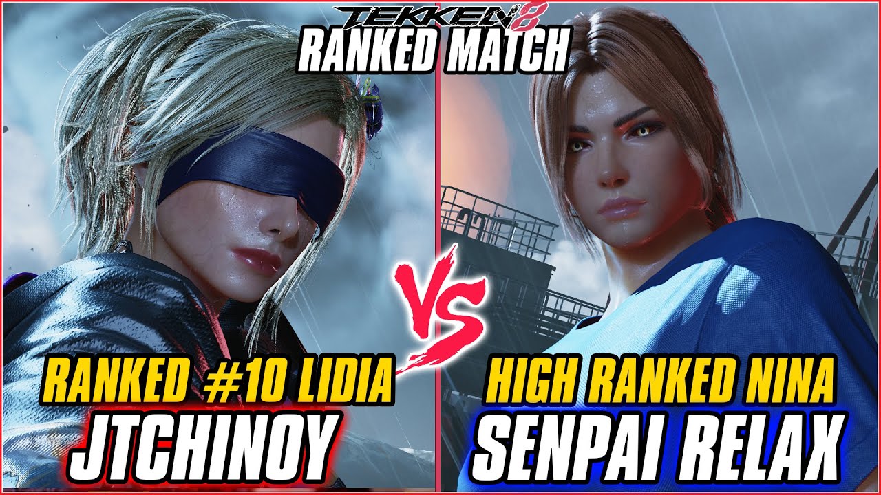 TEKKEN 8 ▰ JTCHINOY (#10 Ranked Lidia) vs SENPAI RELAX (Nina) ▰ T8 RANKED GAMEPLAY