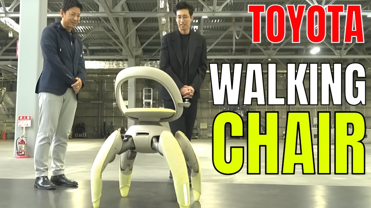 Инвалидная коляска «Walk Me» от Toyota ходит на ногах и поднимается по лестнице — будущее мобильн...
