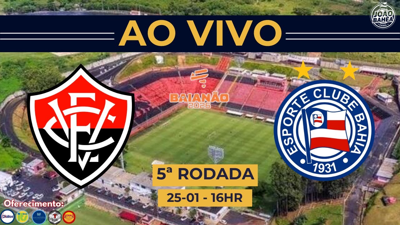 🚨#BAIANÃO2026 -🇦🇱#VITORIA-BA x🇫🇷#BAHIA - #5ªRODADA