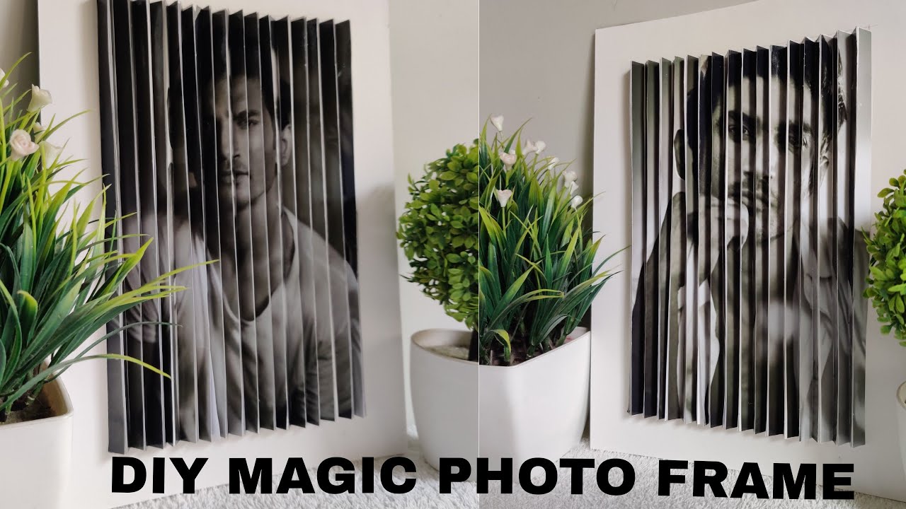 DIY- How to make Magic Photo Frame | 3D Photo Frame | Sushant Singh Rajput #2in1photoframe #craft