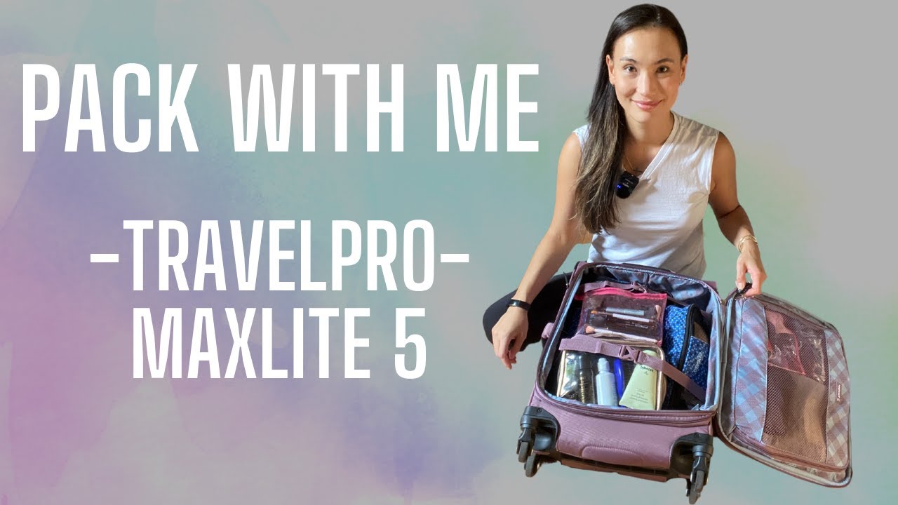 Pack with Me - TravelPro Maxlite 5 Spinner and Fjallraven Kanken Laptop Backpack