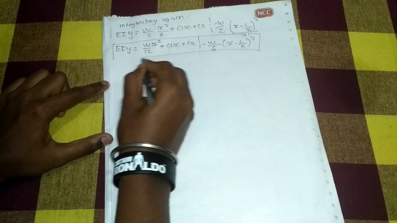 Macaulay's Method / Double Integration Method [ HINDI ] Structural analysis-1