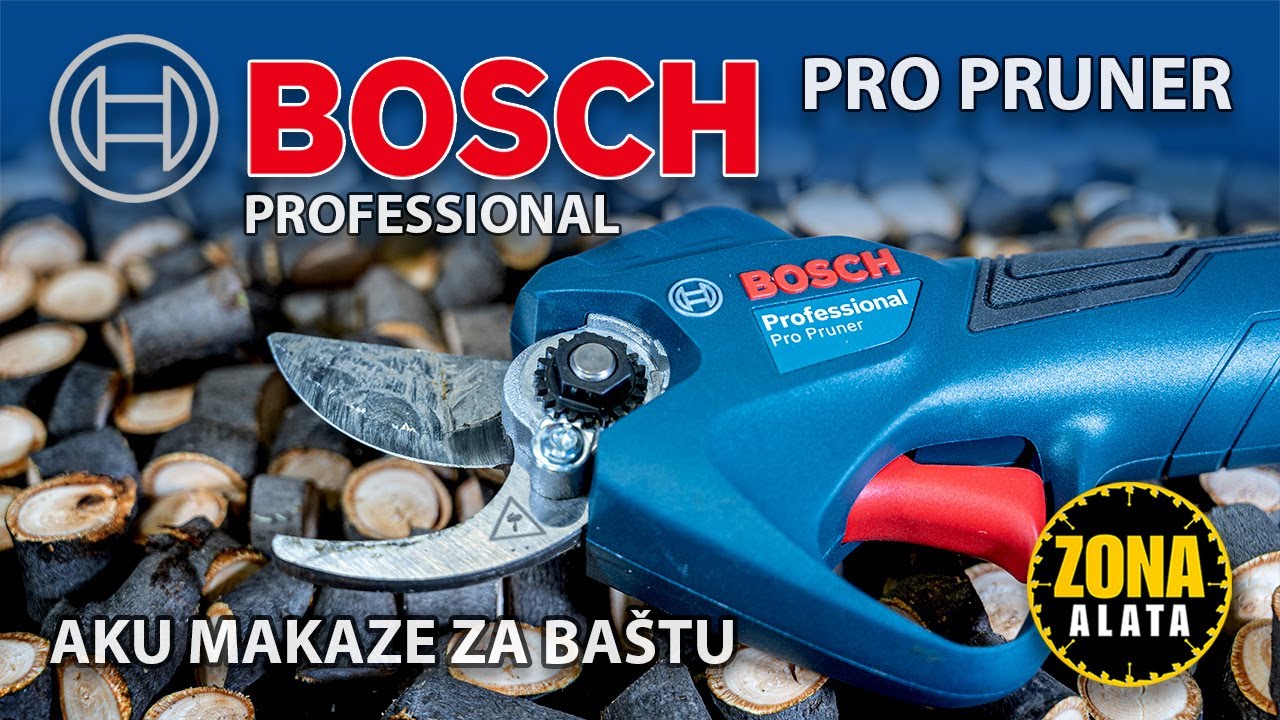 BOSCH Pro Pruner - Akumulatorske Makaze Za Baštu 12V - Aku Baterijske Makaze za Orezivanje Voća