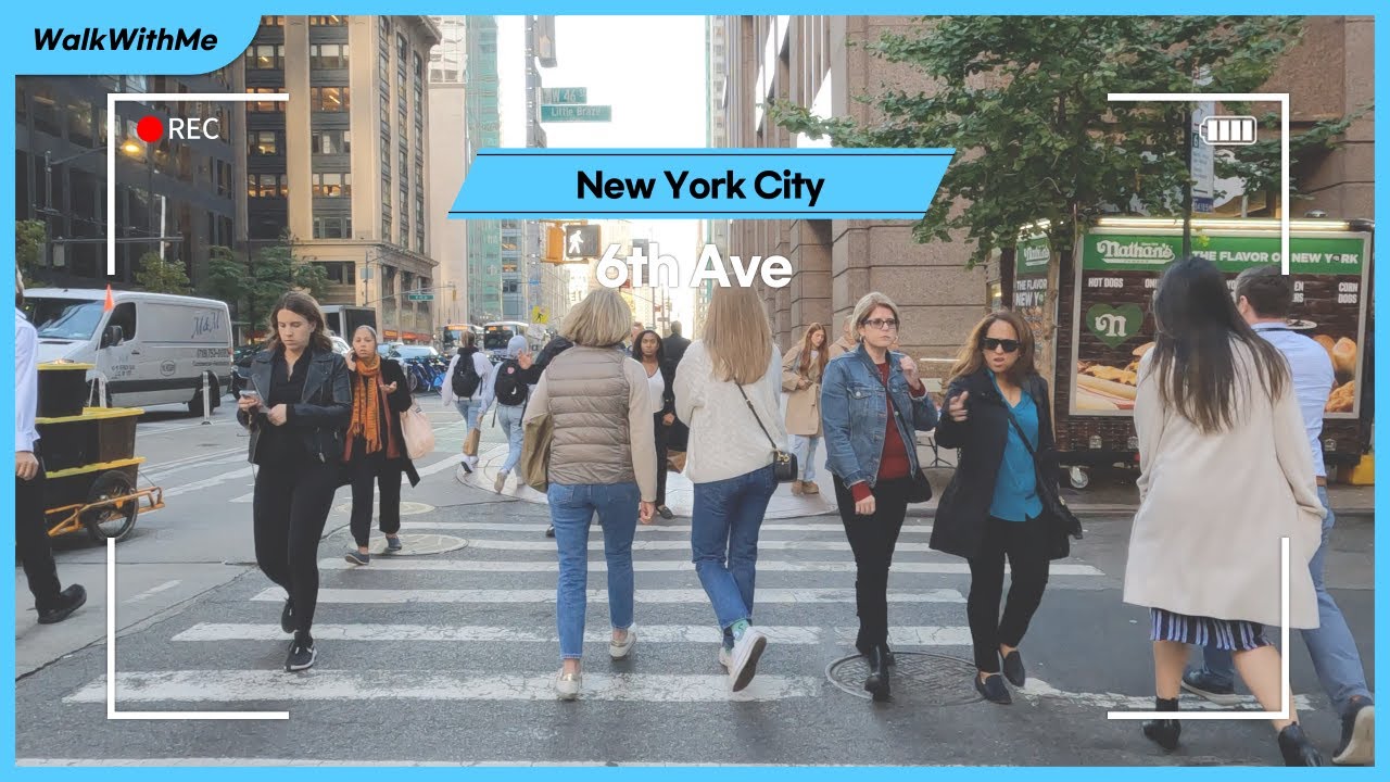 [4K]🗽NewYorkCity: 6th Ave, Avenue of the Americas | NYC Walking Tour