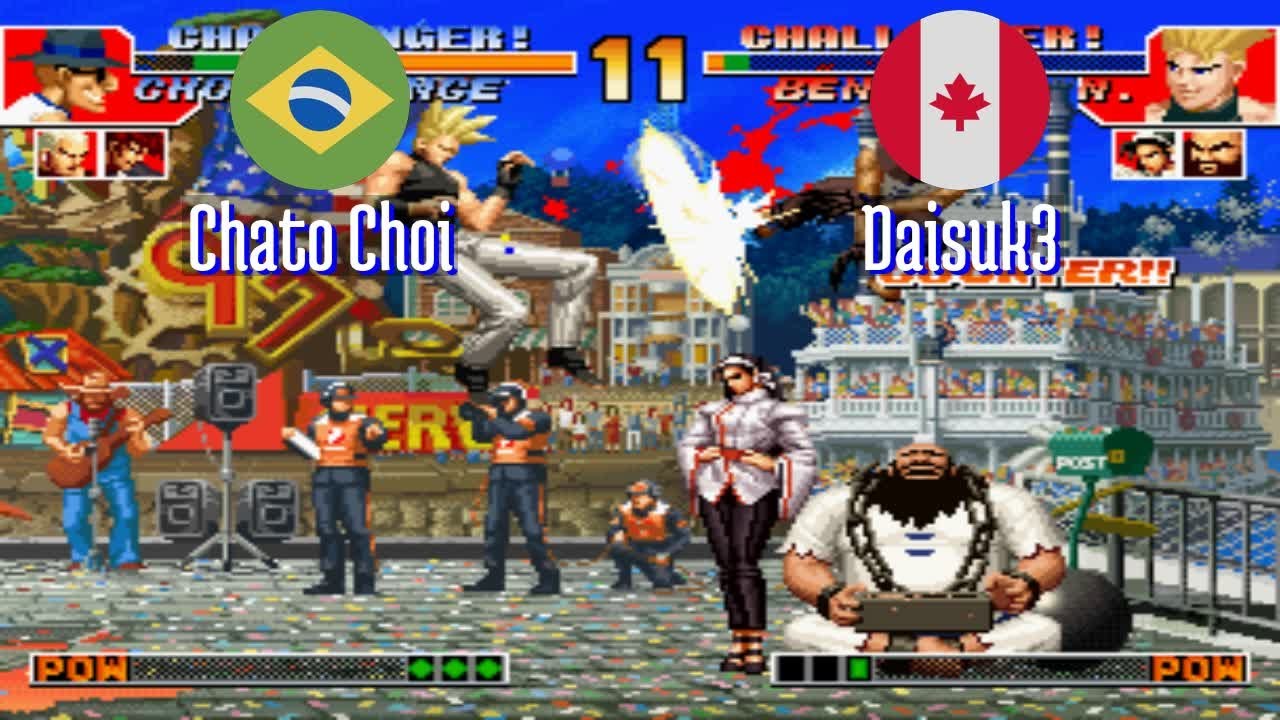 FT3 @kof97: Chato Choi (BR) vs Daisuk3 (CA) [King of Fighters 97 Fightcade] Feb 8