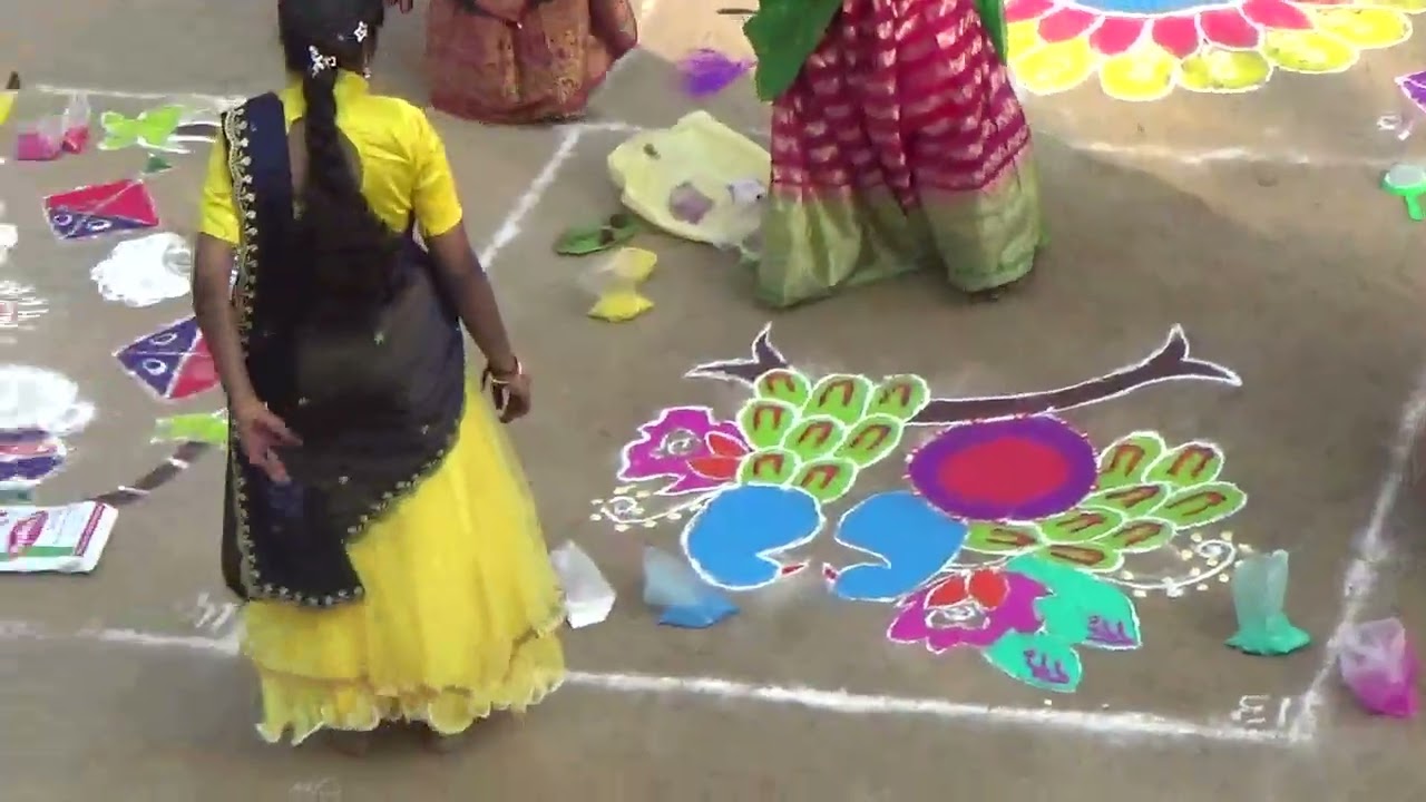 Sankranti Celebrations in Tejaswi High School