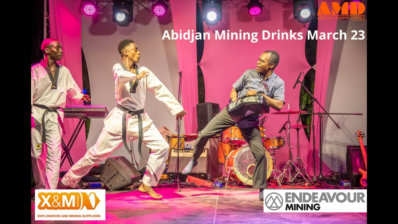 X&M et Endeavour Mining sponsor the Abidjan Mining Drinks - Fund raising for Lvolution Taekwondo