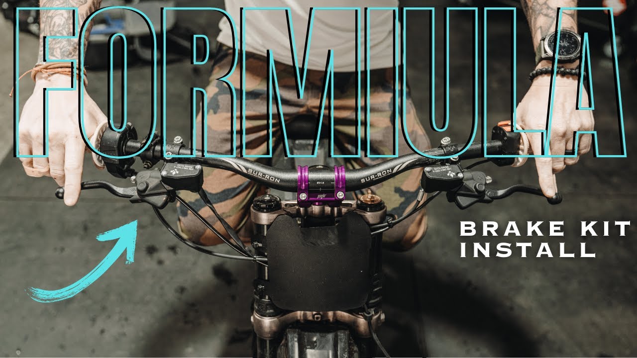 Formula E-moto Brake Kit Install | Talaria - Surron - E-ride Pro