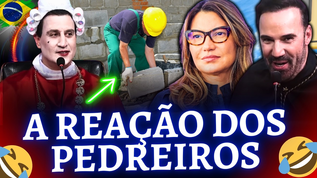 Diogo Portugal entrega: a reação dos Pedreiros quando Janja aparece na obra