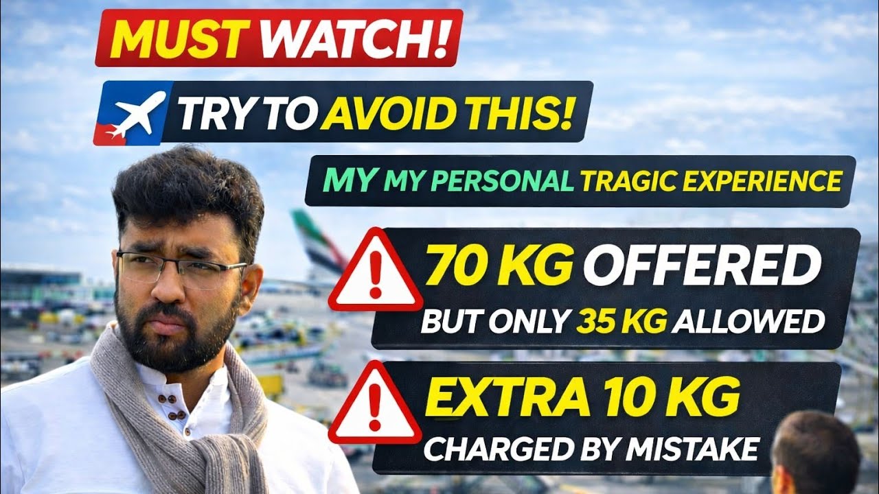 “Flight Mistake 😱 | 70kg vs 35kg Baggage Tragedy | Airline Fee மோசடி | என் சொந்த அனுபவம்”