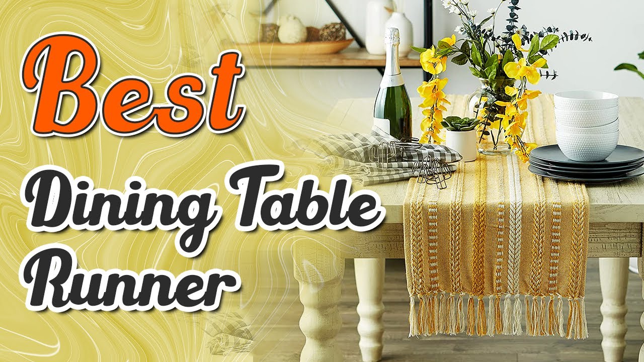 ✅ Best Dining Table Runner&ndash; You can ever Get ! Don't Miss