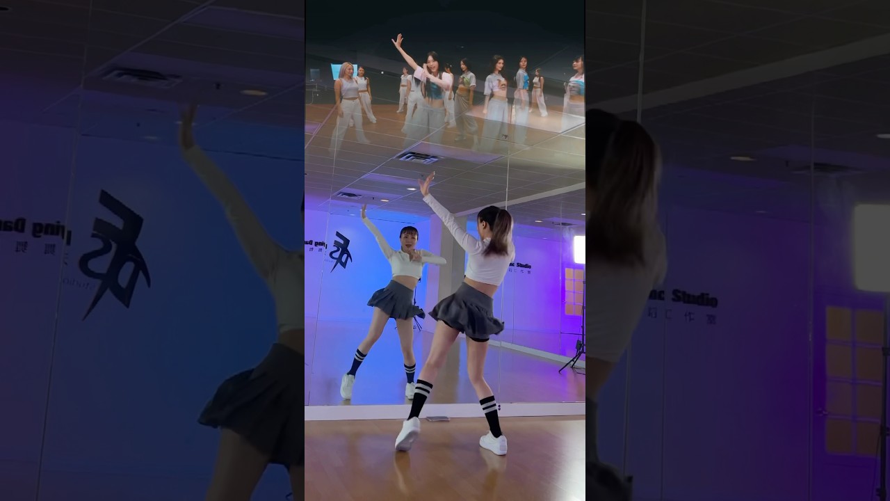 NewJeans - Super Shy mirrored tutorial by Secciya (Flying Dance) #shorts #imsupershy