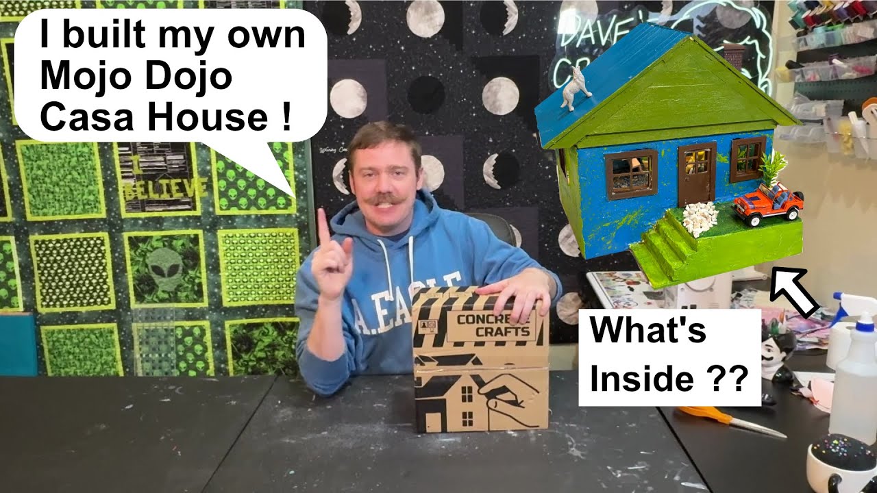 I built a WHOLE HOUSE last weekend ?? Concrete Crafts Club ! (bonus video)