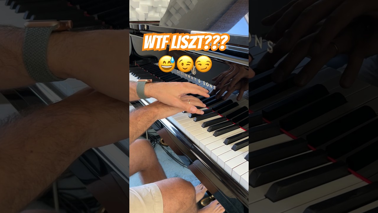 A rare technique Liszt uses in his etude no.10 #liszt