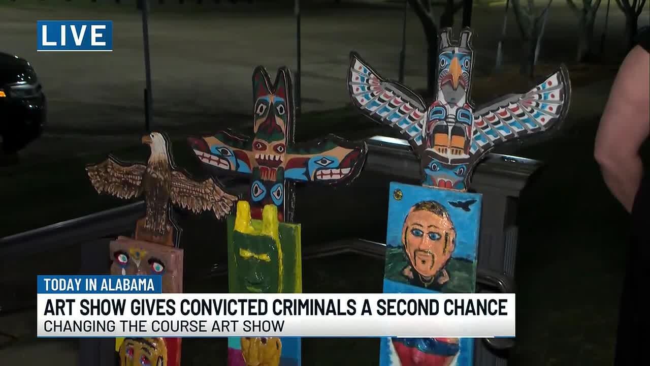 Art show features Alabama inmates’ work, expands rehabilitation efforts