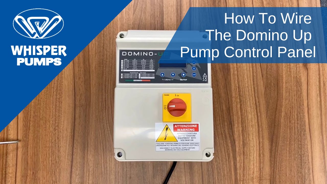 How To Wire The Domino Up Pump Control Panel