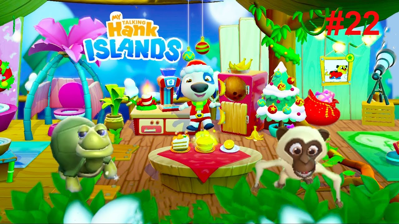 My Talking Hank : Islands  Christmas 2025 Gameplay Walkthrough Part 22 - FHD (Android/iOS)