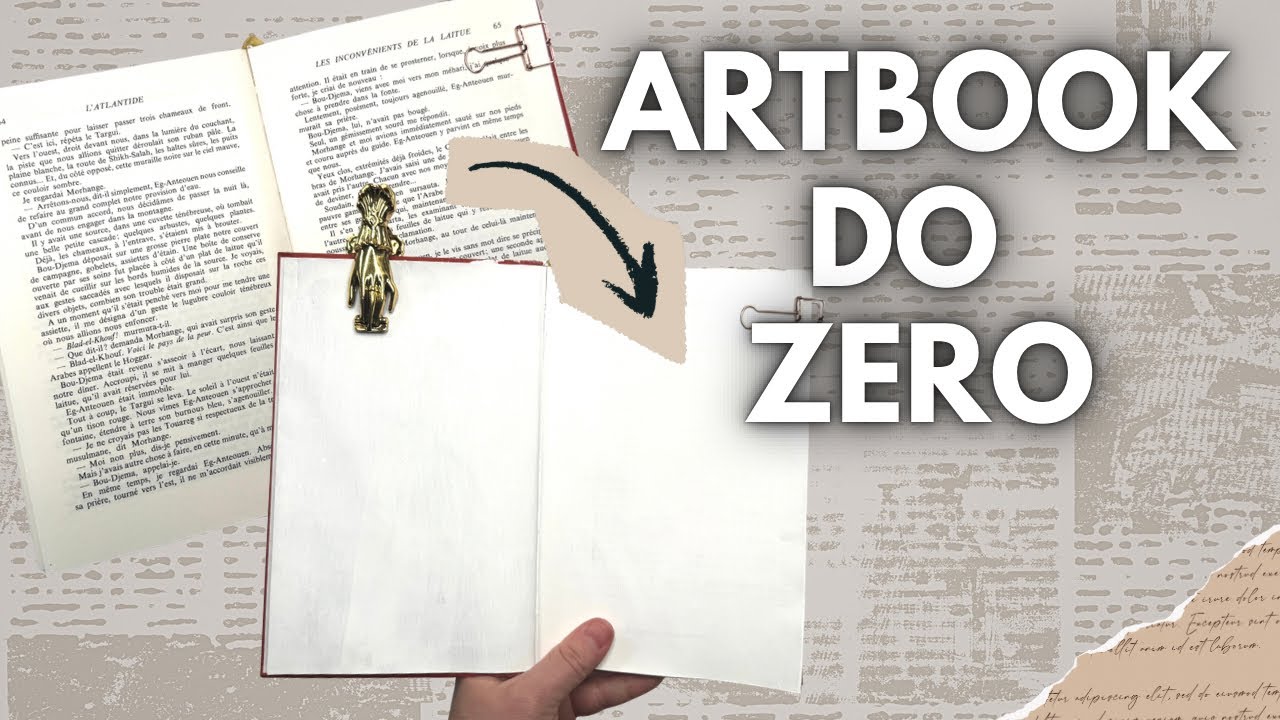Artbook com Livros Usados: Como Preparar, Afinar e Impermeabilizar Páginas