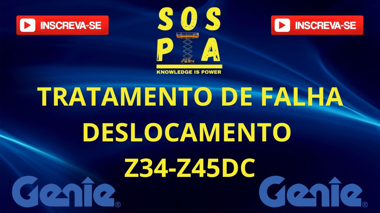 Tratamento de falha Z34-45DC ( Deslocamento - Drive )
