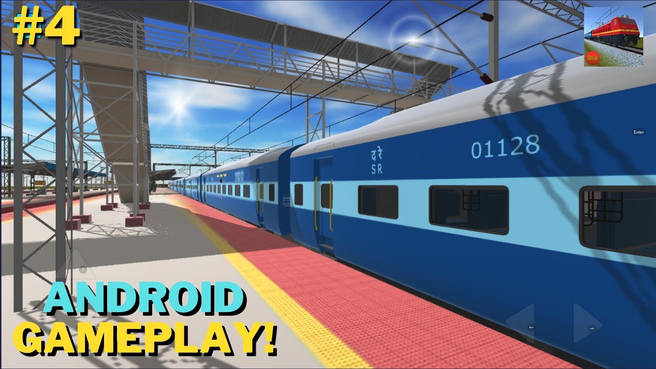 FIRST TIME IN INDIAN RAILWAYS |JOURNEY ON TOP OF THE TRAIN || INDIAN TRAIN CROSSING 3D ANDROID GAME!