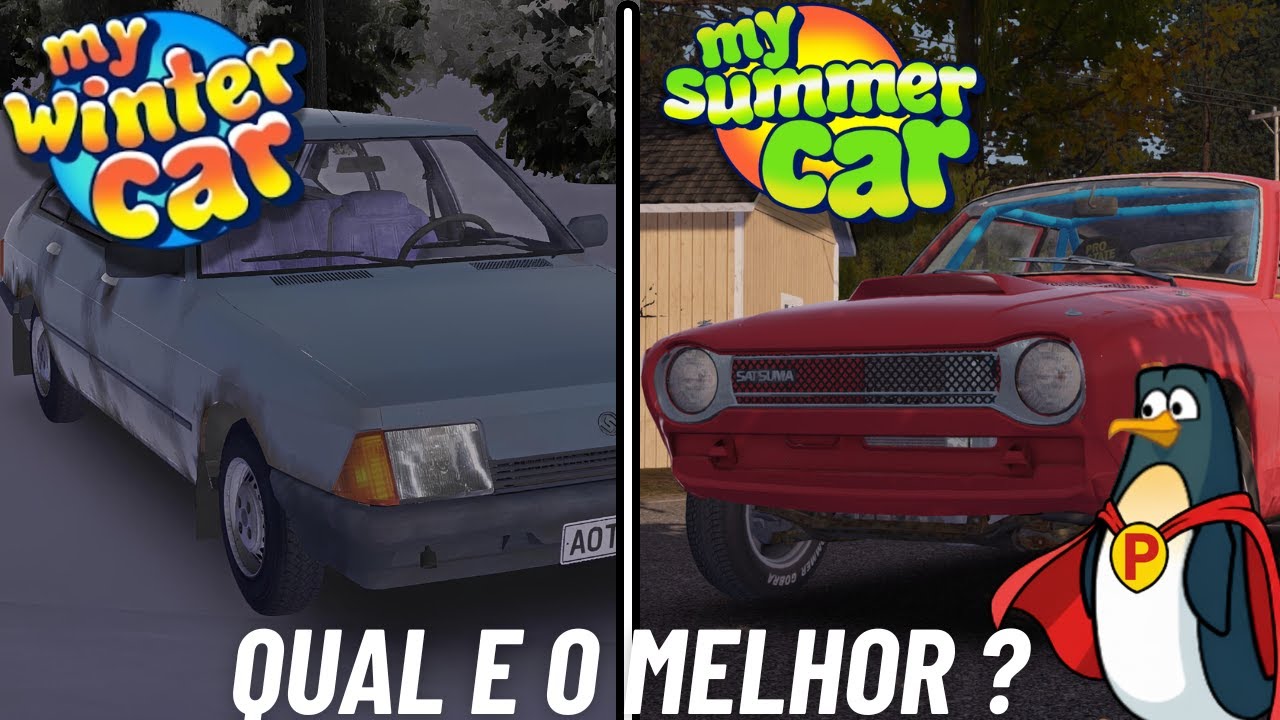 Qual é MELHOR pra JOGAR em 2026 My Summer Car ou My Winter Car