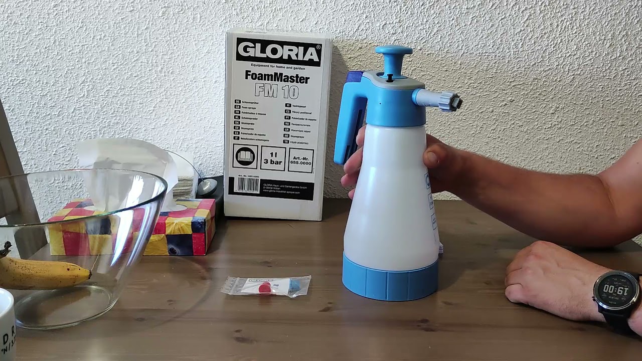 Gloria Foam Master FM10 - UNBOXING + DEMO