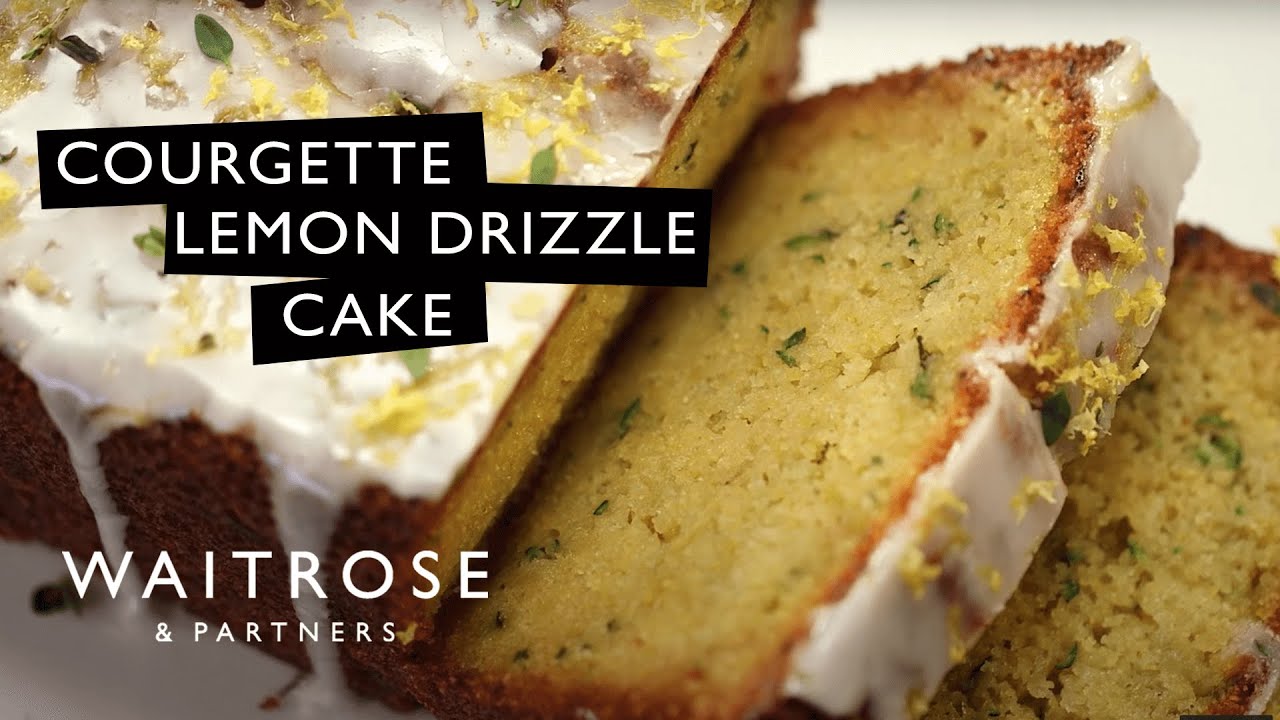 How To Make Gluten-Free Courgette Lemon Drizzle Cake | Waitrose
