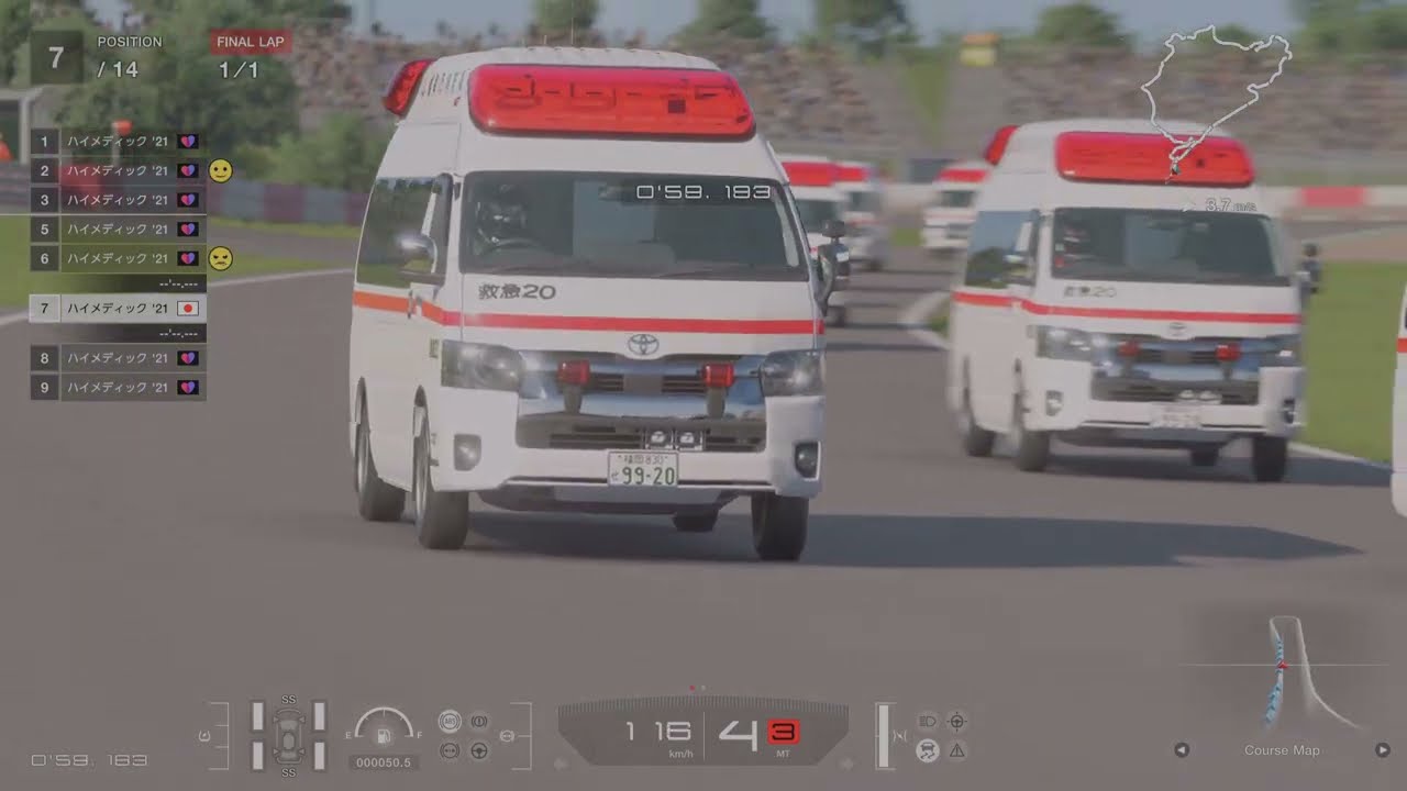 PS5【GT7】TOYOTA HIMEDIC '21:GT Sophy Nürburgring #GT7 #PS5