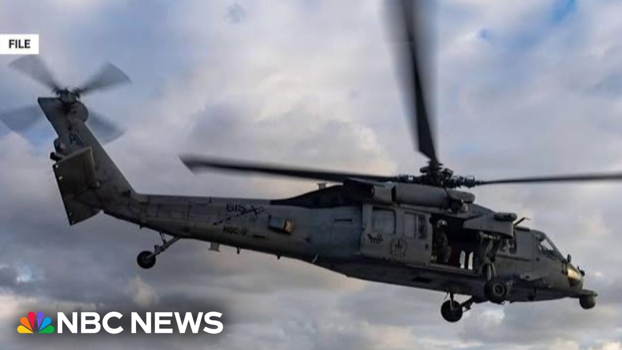 Naval crew member missing after helicopter makes emergency landing in Arabian Sea