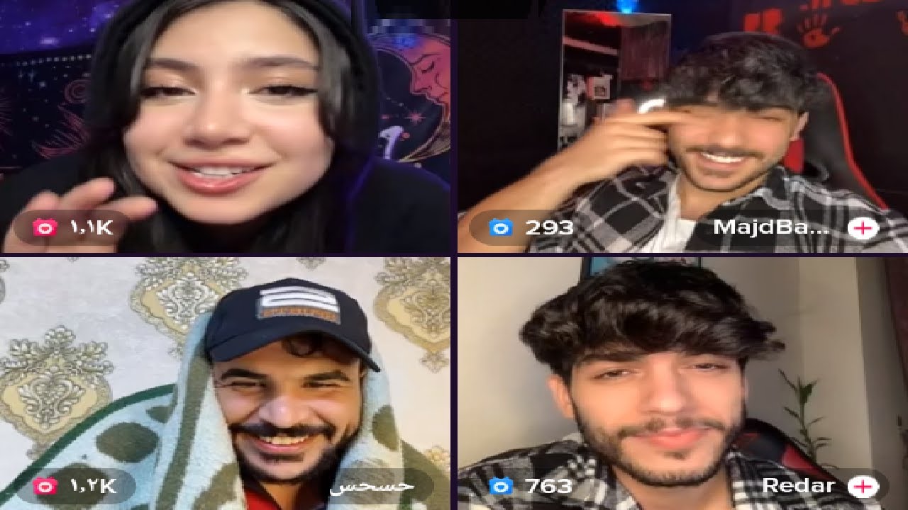 قمر الطائي و مجد بركات ❤️ 💃 مع حسحس و ريدر يتصالح معها و يعتذر منها  😮❤️ 2023/04/06 part 1