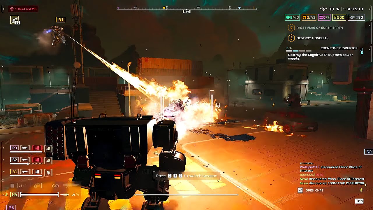 I've never seen a Helldiver use a Hover Pack and Flamethrower together before. It's pretty cool.