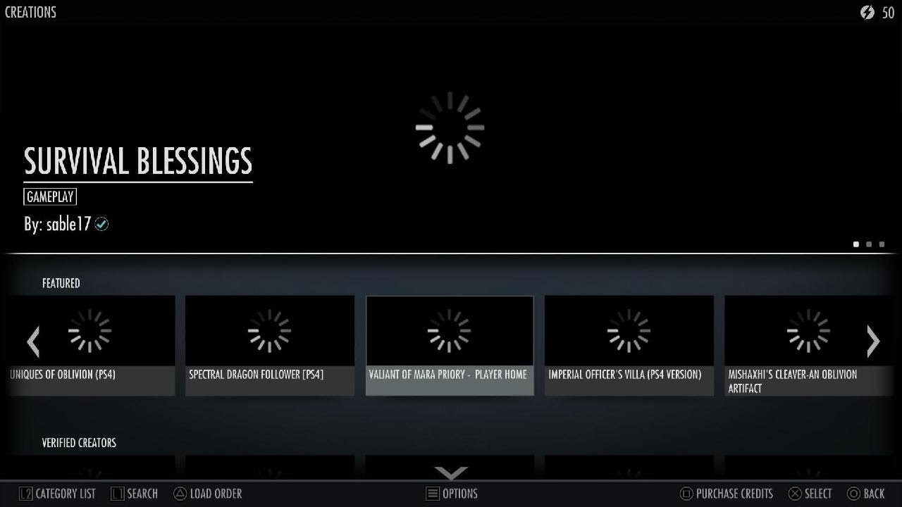 🎮 Skyrim PS5 Load Order 🎮 *Updated*
