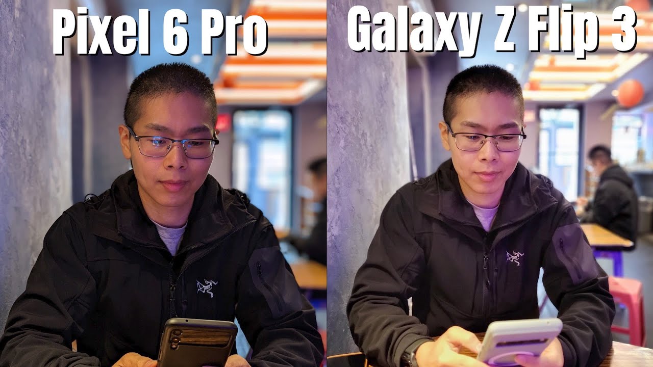 Samsung Z Flip 3 vs Pixel 6 Pro Camera Comparison / TicWatch Pro 3 Ultra