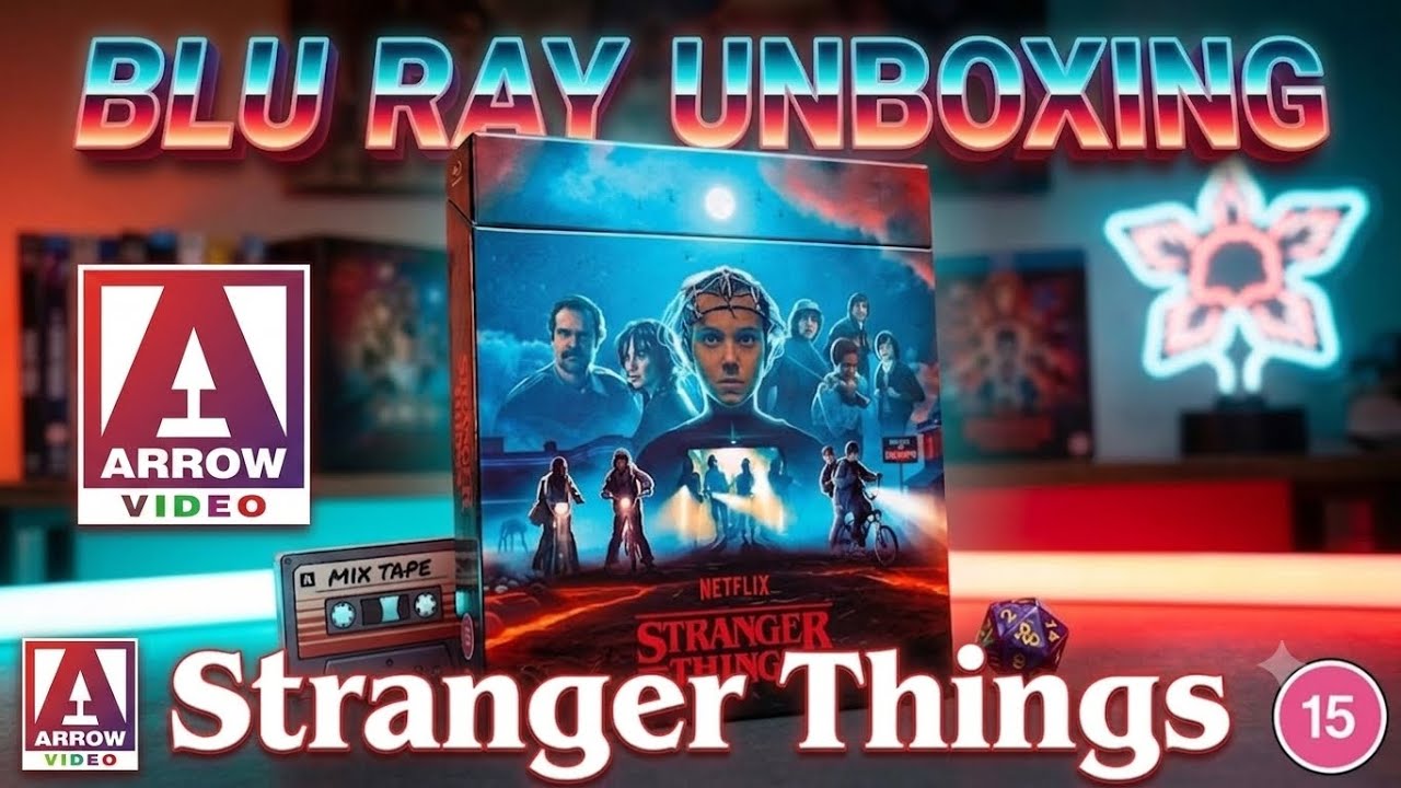 Stranger Things Arrow Video Blu Ray Unboxing