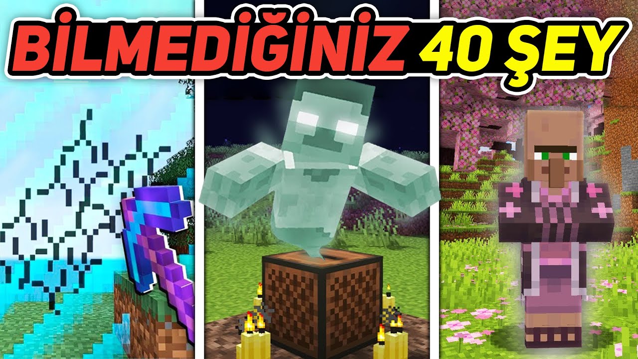 Minecraft'ın 40 EFSANESİNİ TEST ETTİM!