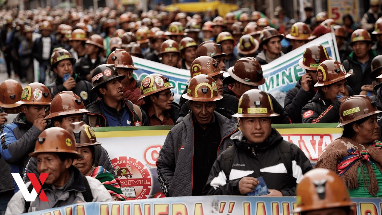 Bolivian Miners Clash With Police In Fiery Protest Over Fuel Subsidies| VERTEX