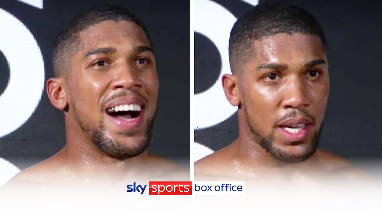 'LET IT BE TYSON FURY!' | Anthony Joshua's reaction after sensational KO over Kubrat Pulev