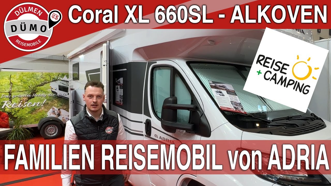 Der EINZIGE ALKOVEN von Adria auf der Reise und Camping Messe | Adria Coral XL 660SL