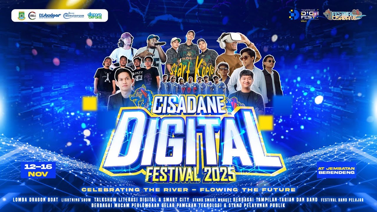 LIVE -  Pembukaan Cisadane Digital Festival 2025  [TangerangTV]