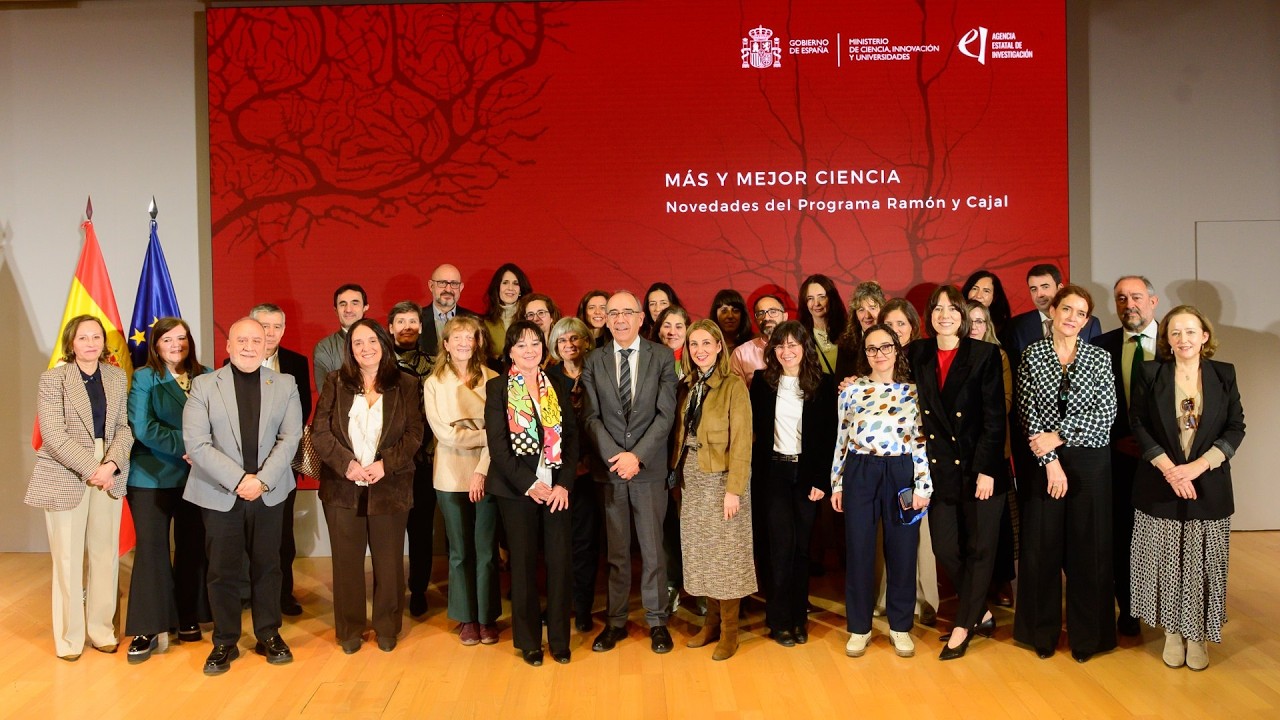 Acto de presentación ‘Novedades del Programa Ramón y Cajal de excelencia investigadora’