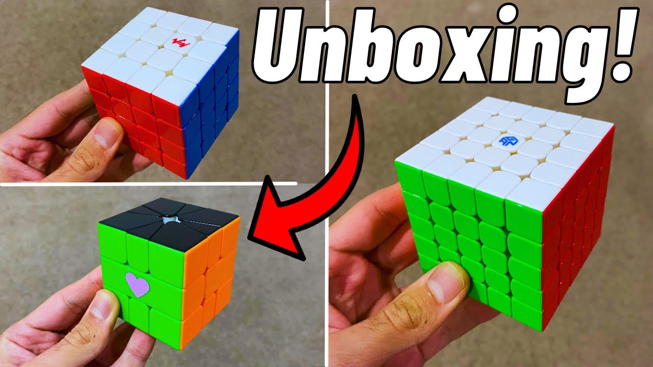 GAN 562 M UV, VIN Cube 4x4 UV, PRO-R MagLev YJ MGC Square-1 | SpeedCubeShop Unboxing!