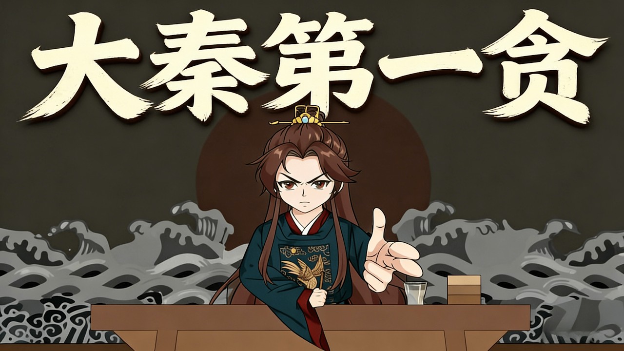 【沙雕漫 | 大秦第一貪】穿成大秦縣令，系統逼我貪夠千億，我拼命加稅搞發明，百姓卻哭著求我多貪點！百姓富得流油，我窮得只剩錢。直到始皇微服私訪，劍指我脖子：“愛卿，你這貪污業績…朕給你升官，繼續貪！”
