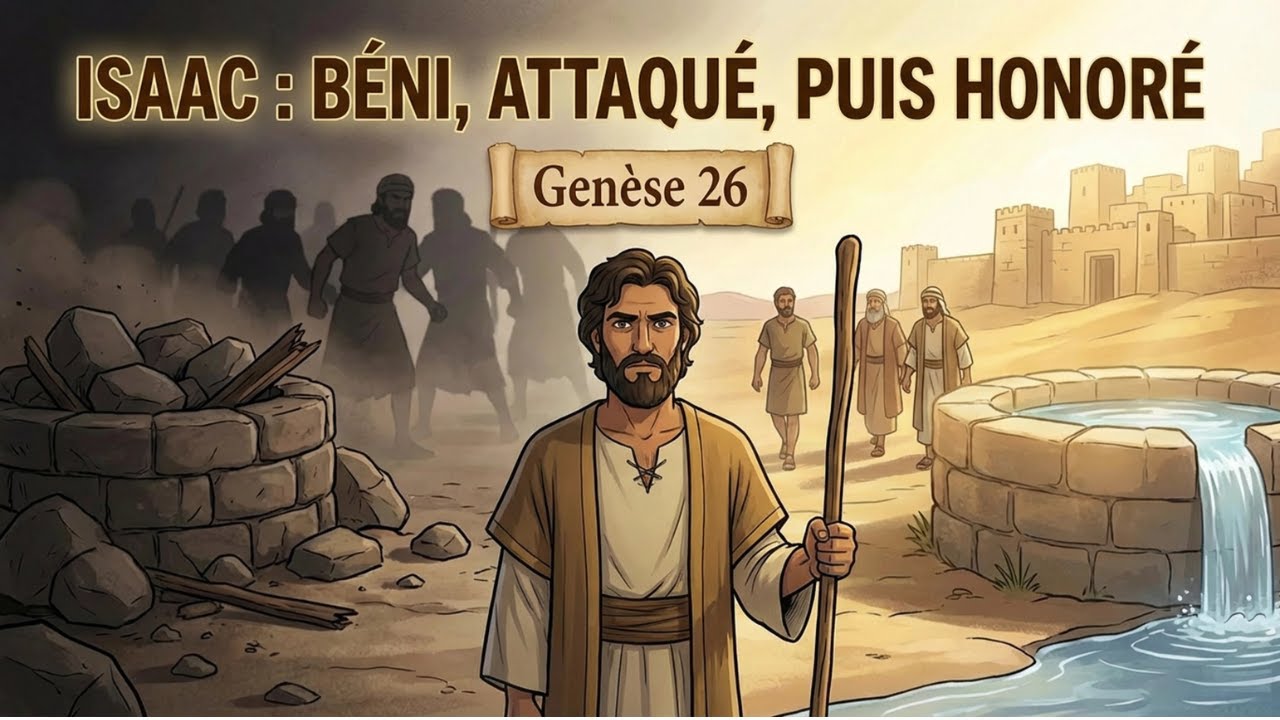 ISAAC : BÉNI, ATTAQUÉ, PUIS HONORÉ