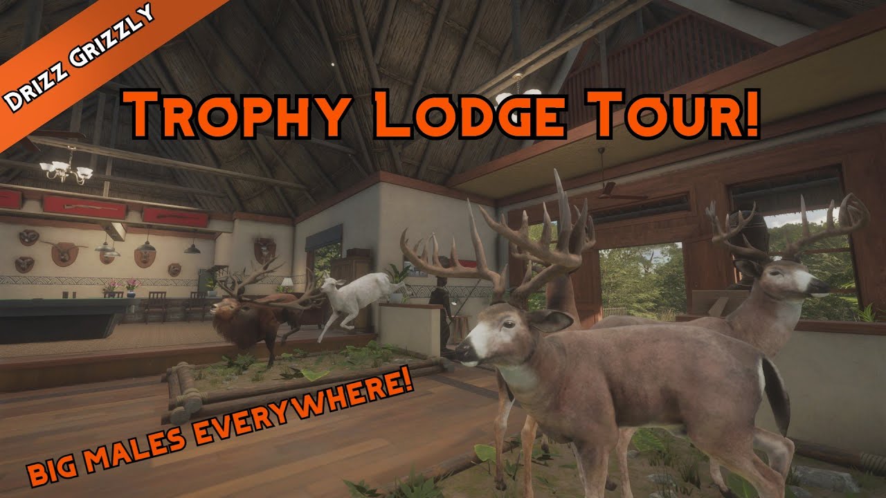 Updated Trophy Lodge Tour! | theHunter Call of The Wild |