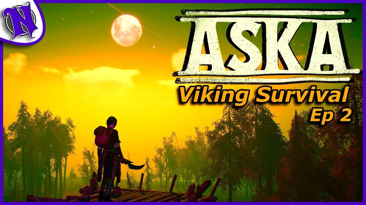 How to Build a Viking Base on Flat Terrain | ASKA Gameplay Ep. 2