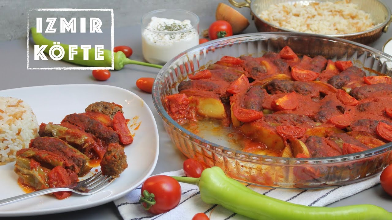 Izmir Köfte | Türkische Frikadellen mit Gemüse und Tomatensoße