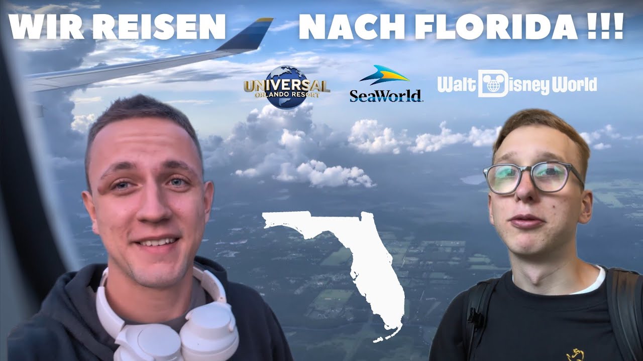 Wir fliegen nach Orlando! Ein Traum wird wahr - USA 2025 #1